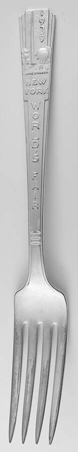 Worlds Fair Collectible Spoon 1939 New York World's Fair-Fork - No Box by International Silver-1