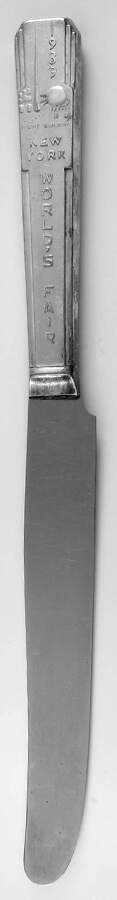 Worlds Fair Collectible Spoon 1939 New York World's Fair-Knife - No Box by International Silver-1