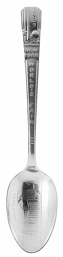 Worlds Fair Collectible Spoon 1939 U.S. Government Building - No Box by International Silver-1