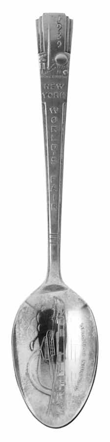 Worlds Fair Collectible Spoon 1939 Aviation Building - No Box by International Silver-1
