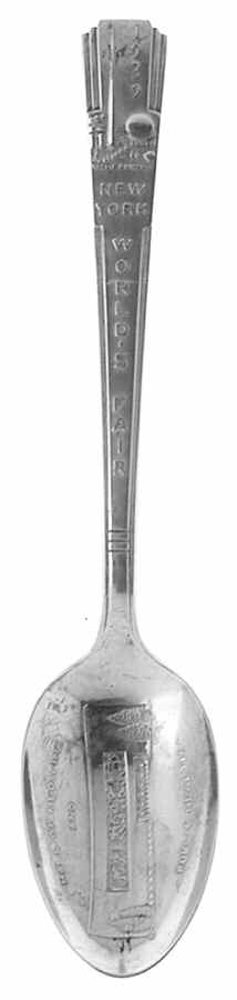 Worlds Fair Collectible Spoon 1939 Hall Of Medicine - No Box by International Silver-1