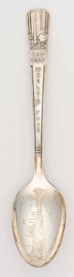 Worlds Fair Collectible Spoon 1939 Georgian Section - No Box by International Silver-1