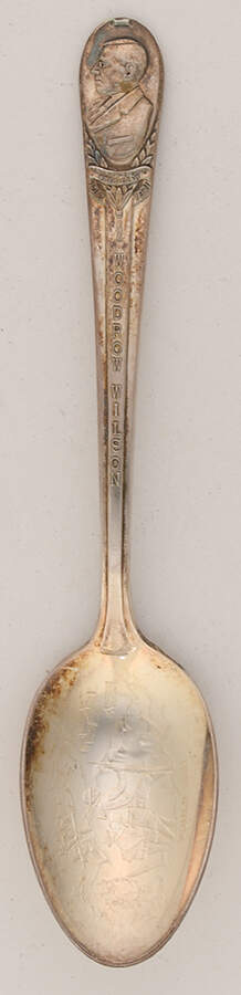 Presidential Spoons Woodrow Wilson-Profile - No Box by International Silver-1