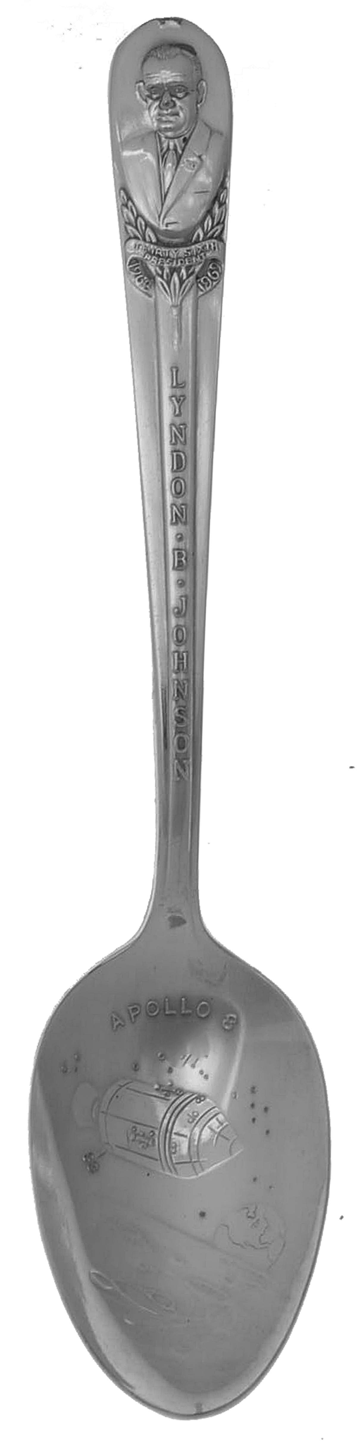 Presidential Spoons Lyndon Baynes Johnson - No Box by International Silver-1
