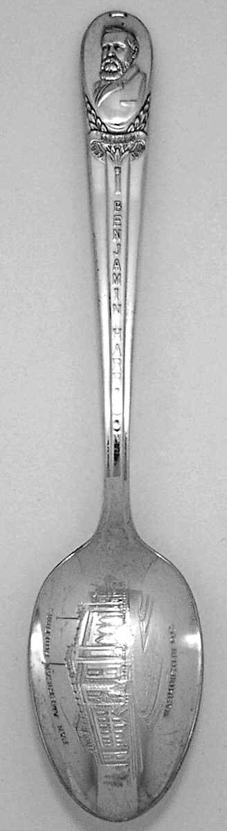 Presidential Spoons Benjamin Harrison - No Box by International Silver-1