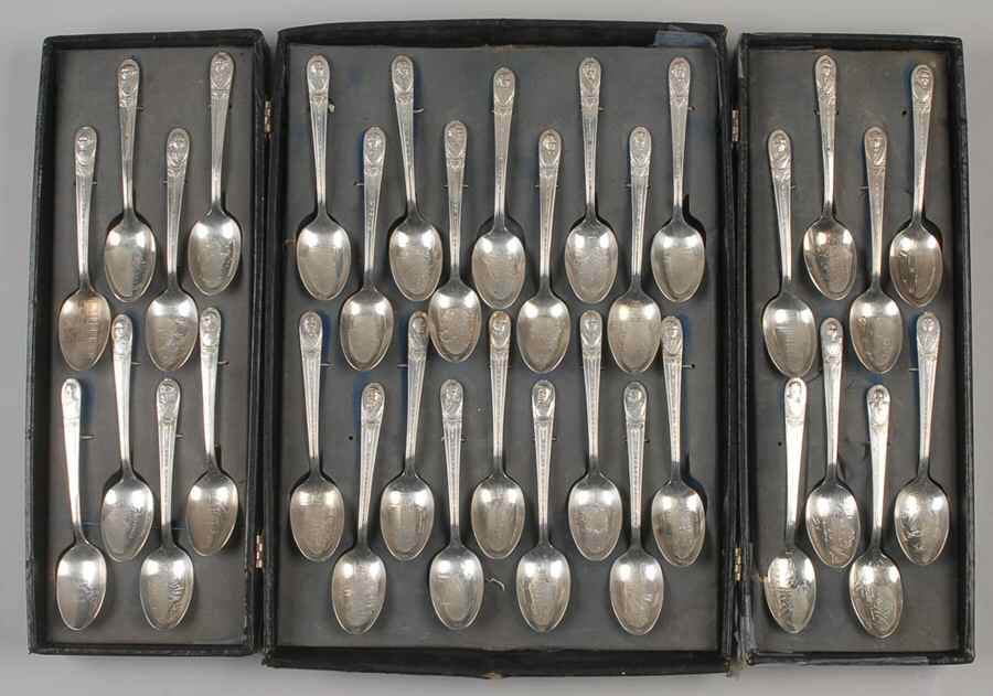 Presidential Spoons Presidential Spoon Set-34 Pc - Set Of 34 by International Silver-1