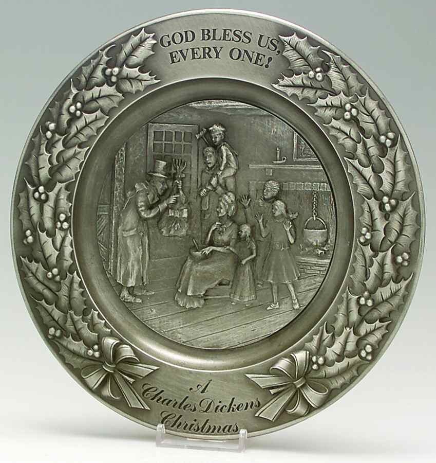 A Christmas Carol Tiny Tim-God Bless Us Every One - No Box by International Silver-1