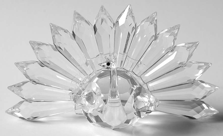 Iris Arc Crystal Figurines Peacock - No Box by Iris ARC-1