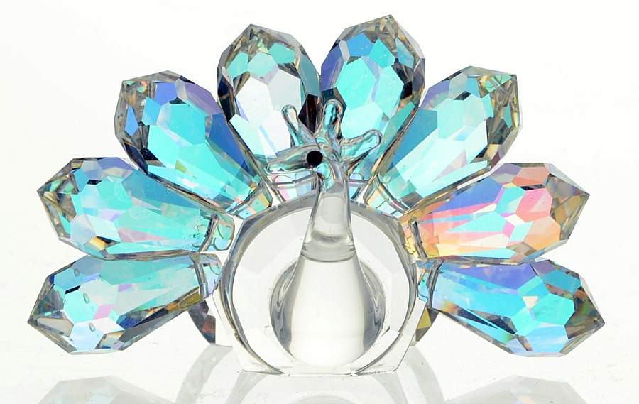 Iris Arc Crystal Figurines Peacock - Boxed by Iris ARC-1