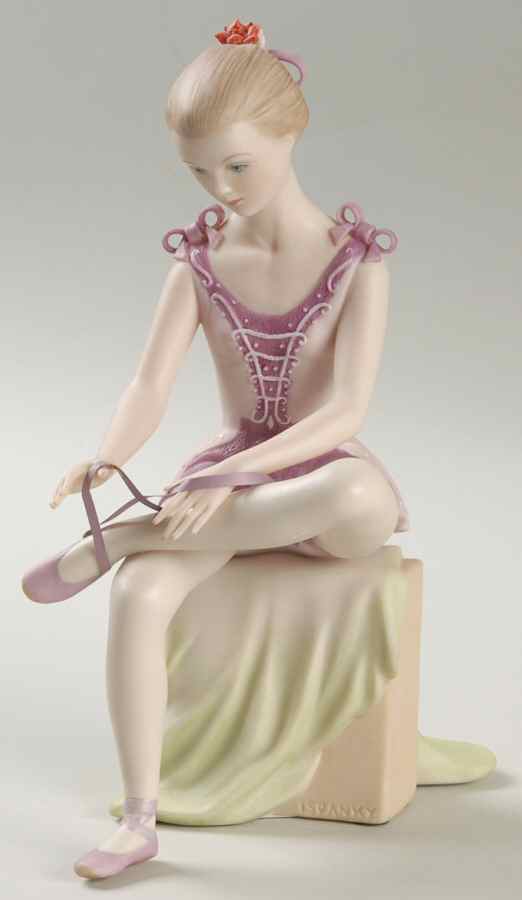 Ispanky Figurines Ballerina With Ribbon - No Box by Ispanky-1