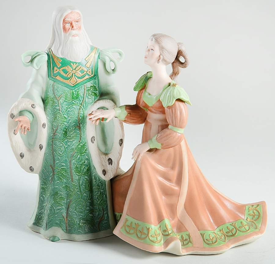 Ispanky Figurines King Lear And Cordelia - No Box by Ispanky-1