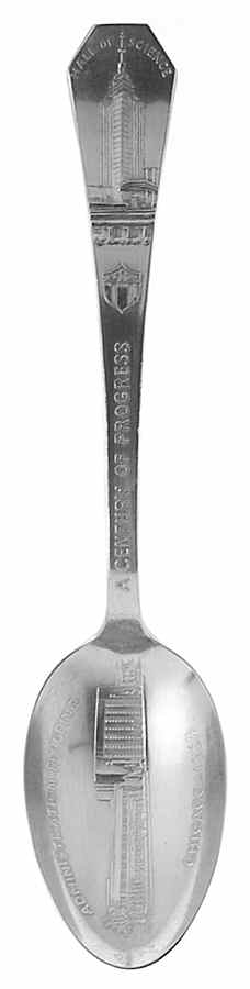 Worlds Fair Collectible Spoon 1933 Administration Building - No Box by International Silver-1