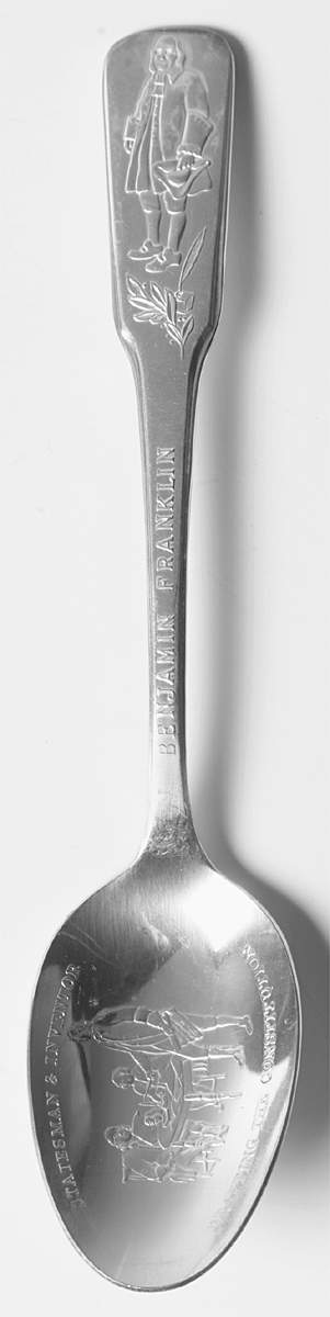Distinguished Americans Spoon Benjamin Franklin - No Box by International Silver-1