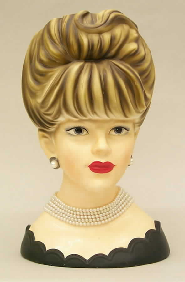 Inarco Head Vases Twist Hair - No Box by Inarco (Japan)-1