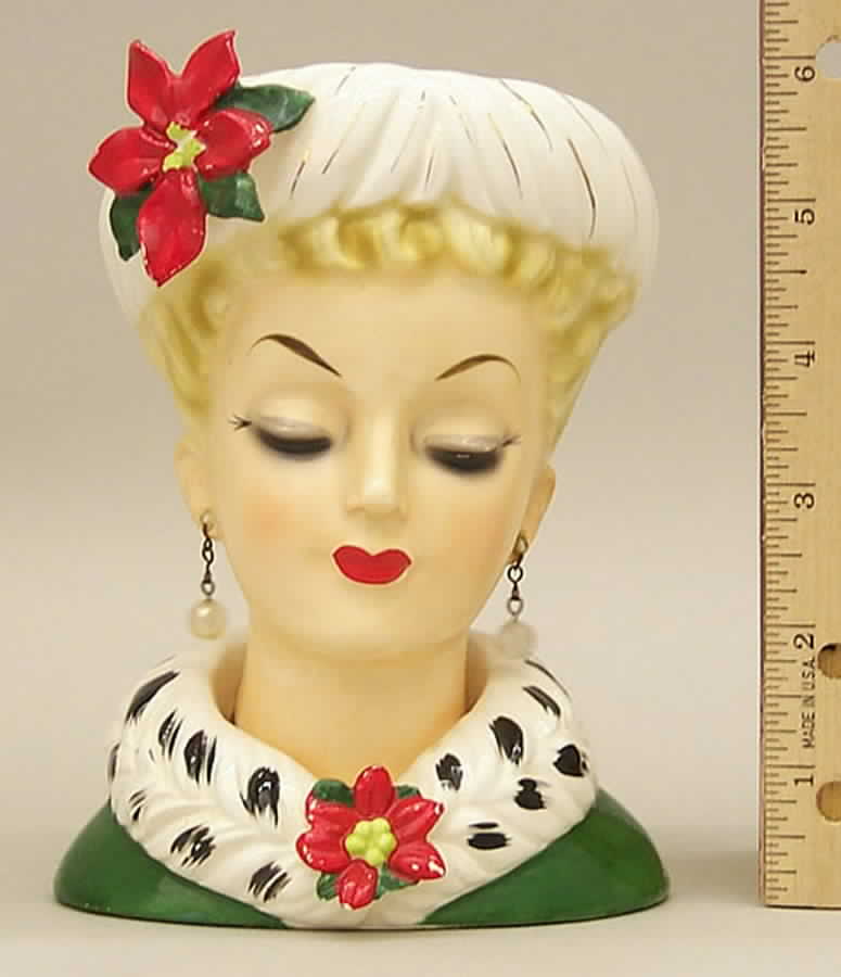 Inarco Head Vases Christmas - No Box by Inarco (Japan)-1