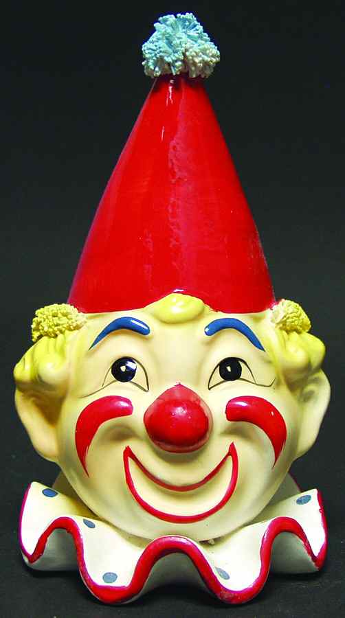 Inarco Head Vases Clown - No Box by Inarco (Japan)-1