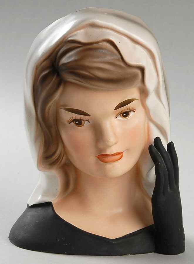 Inarco Head Vases Jackie Kennedy Onassis - No Box by Inarco (Japan)-1