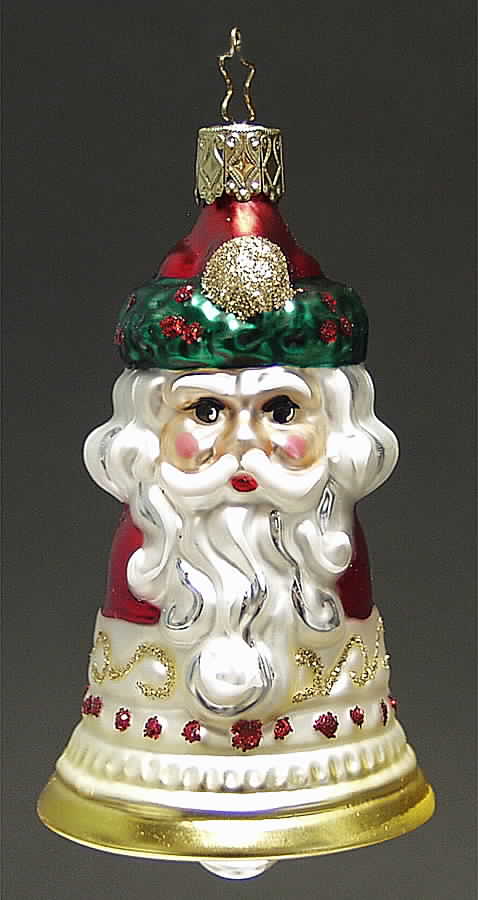 Annual Bell Collection Ringing In The New Year-Santa Bell - With Box by Inge Glas-1