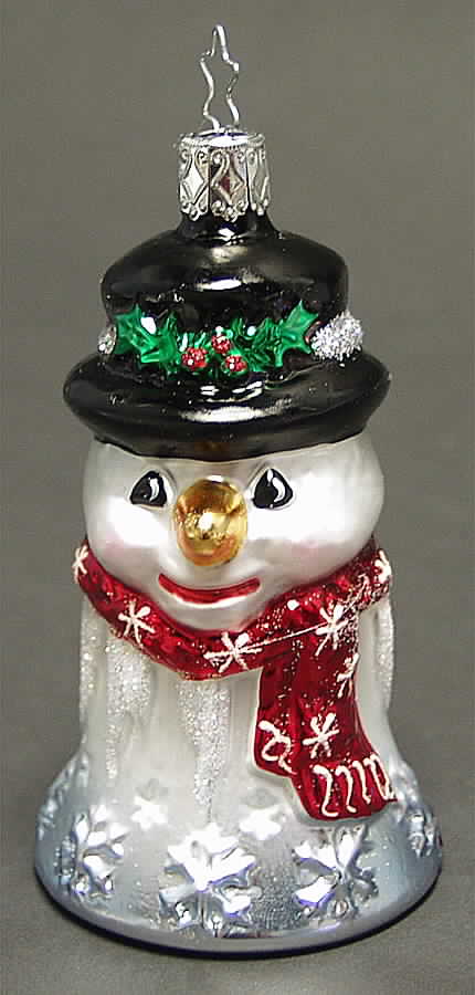 Annual Bell Collection Ringing In The New Year-Snowman Bell - Boxed by Inge Glas-1