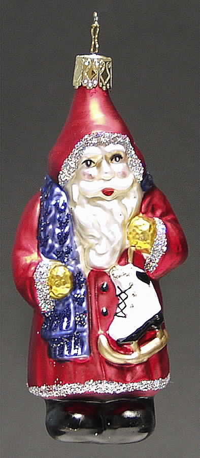 Inge Glas Christmas Ornaments Rink Side Santa - No Box by Inge Glas-1