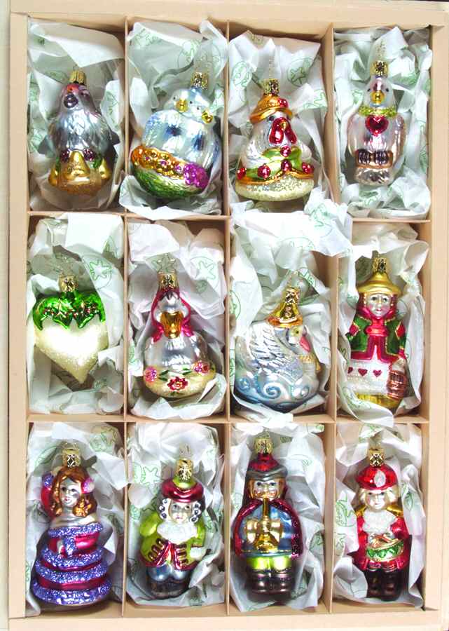 Inge Glas Christmas Ornaments Twelve Days Of Christmas Set - No Box by Inge Glas-1