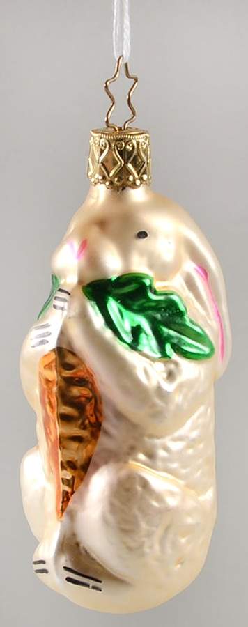 Inge Glas Christmas Ornaments Bunny With Carrot - No Box by Inge Glas-1