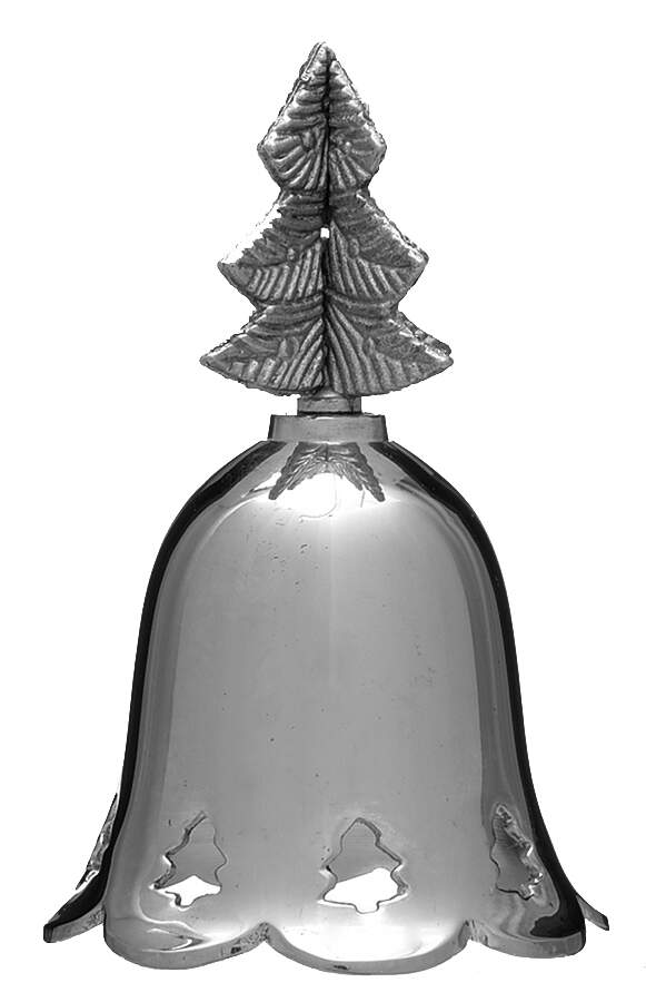 Annual Silverplate Bell Christmas Tree - No Date - No Box by International Silver-1