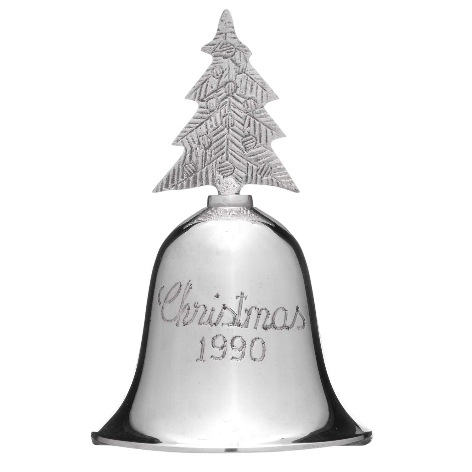 Annual Silverplate Bell Christmas Tree  - Boxed by International Silver-1