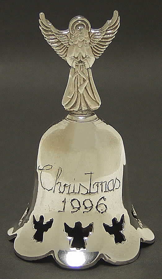 Annual Silverplate Bell Angel - Boxed by International Silver-1