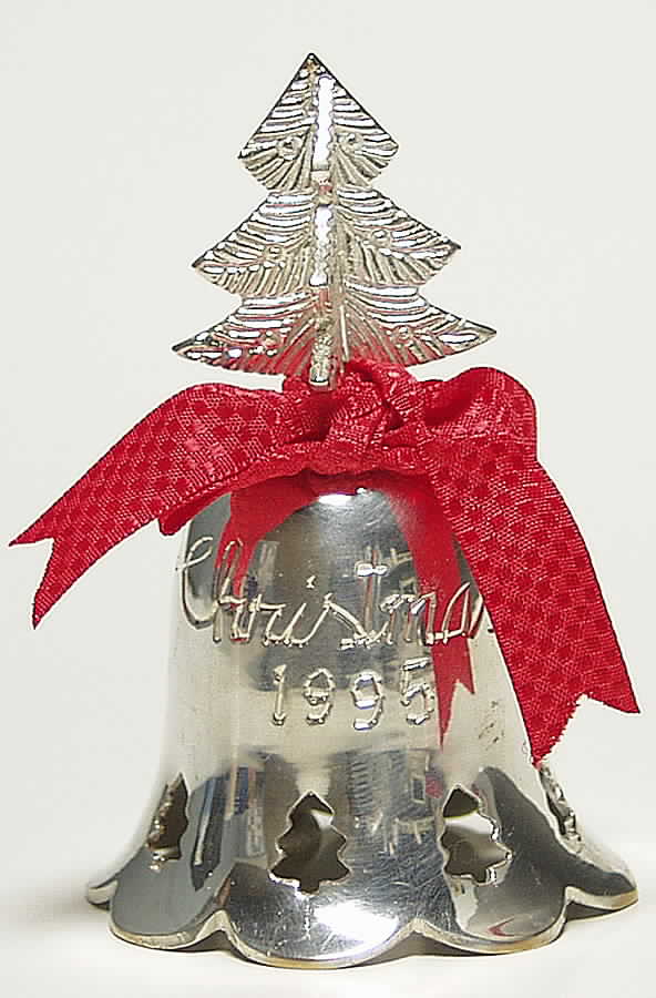 Annual Silverplate Bell Christmas Tree - Boxed by International Silver-1