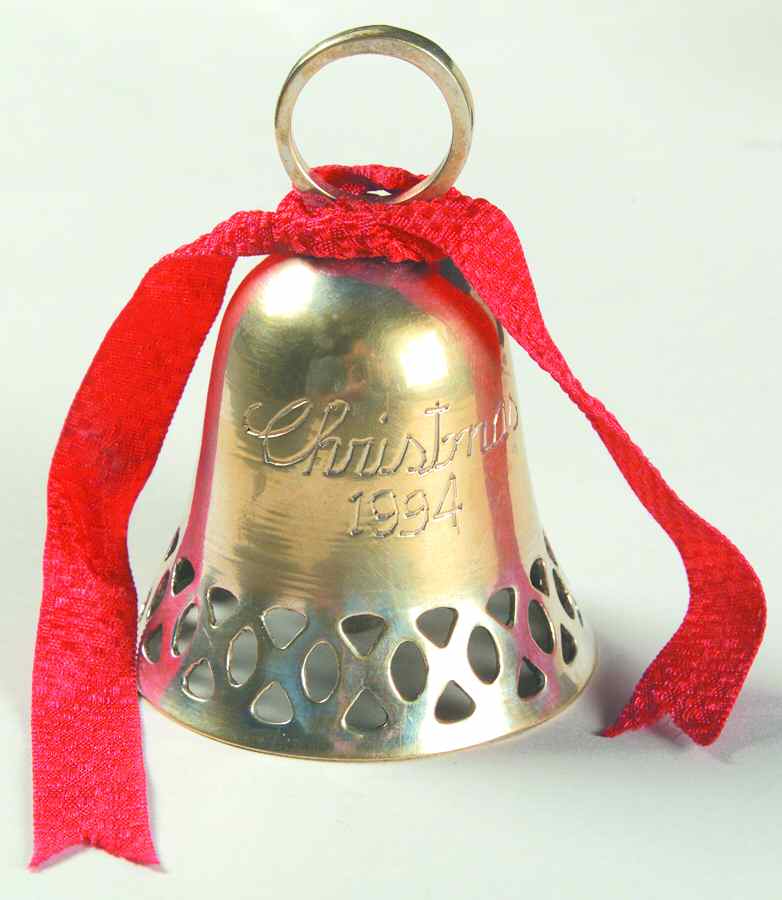 Annual Silverplate Bell Silver Ring - Boxed by International Silver-1