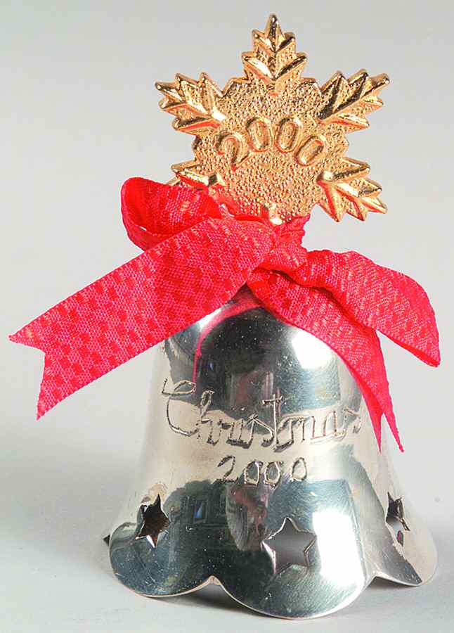Annual Silverplate Bell Snowflake - No Box by International Silver-1