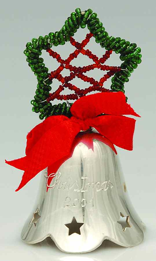 Annual Silverplate Bell Christmas Star - No Box by International Silver-1