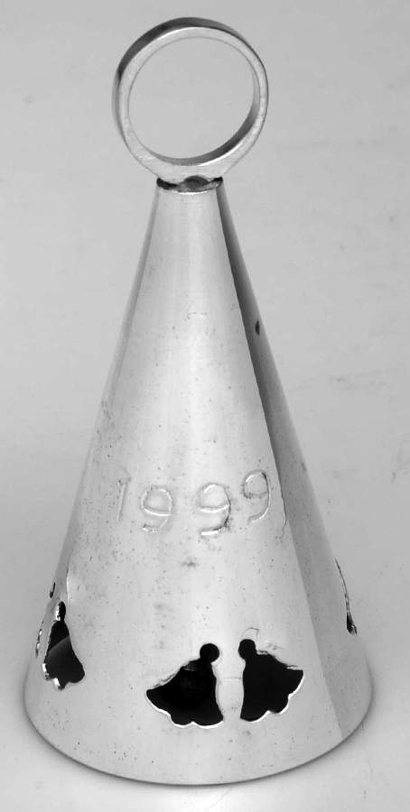Annual Silverplate Bell Bell Pierced Cone - No Box by International Silver-1