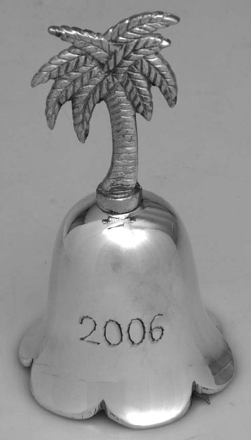Annual Silverplate Bell Palm Tree - No Box by International Silver-1