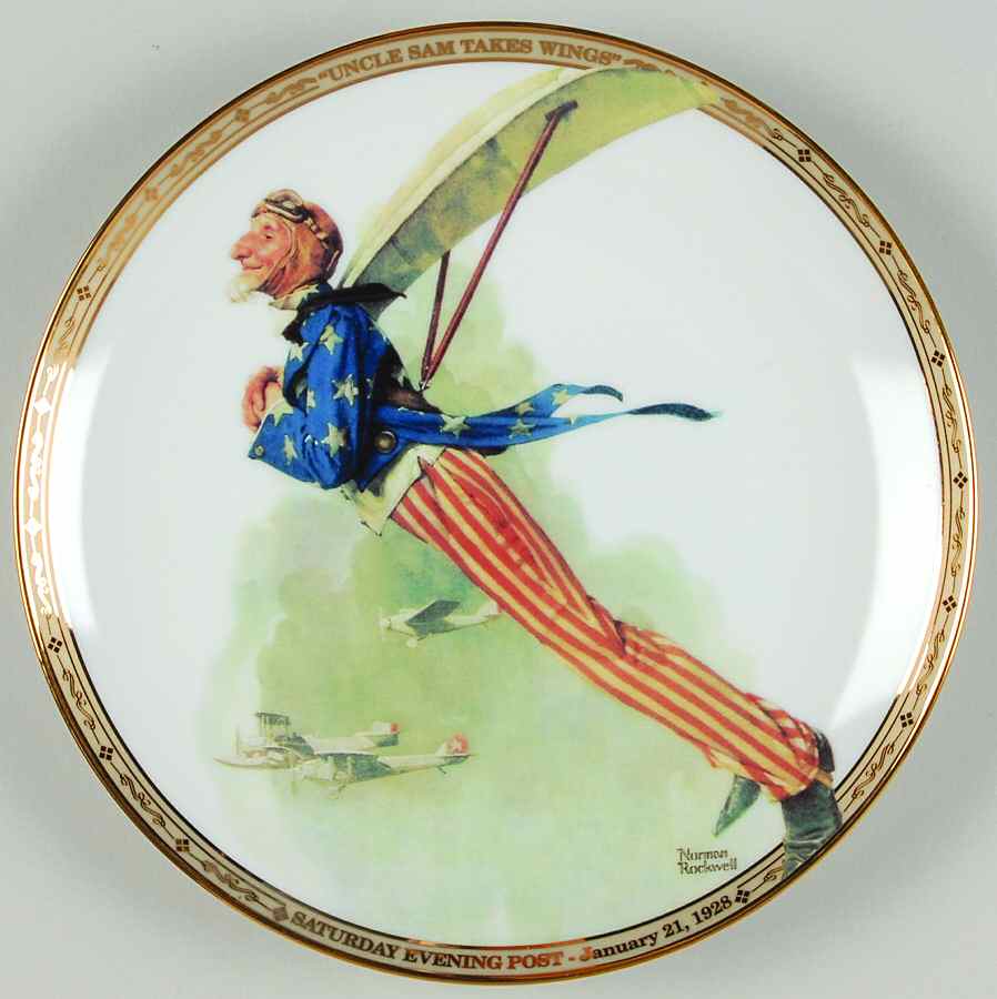 The Saturday Evening Post Uncle Sam Takes Wings - No Box by Islandia-1