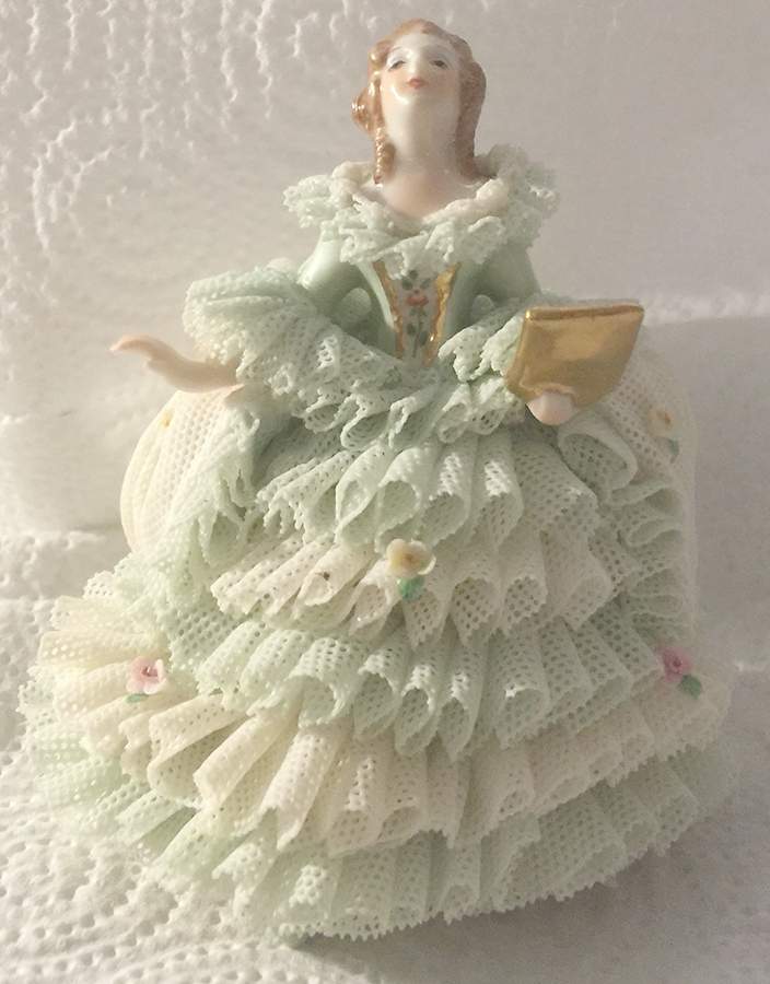 Irish Dresden Emerald Collection Elena - Boxed by Muller & Co-1