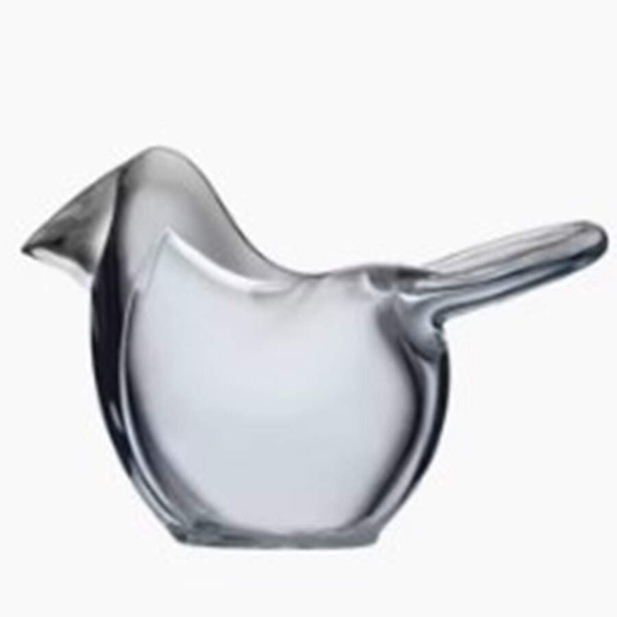 Oiva Toikka Birds Flycatcher- Clear/White - Boxed by Iittala-1