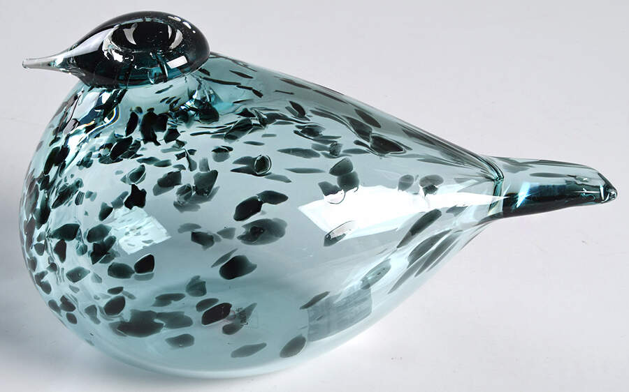 Oiva Toikka Birds Mother Light Green - Boxed by Iittala-1