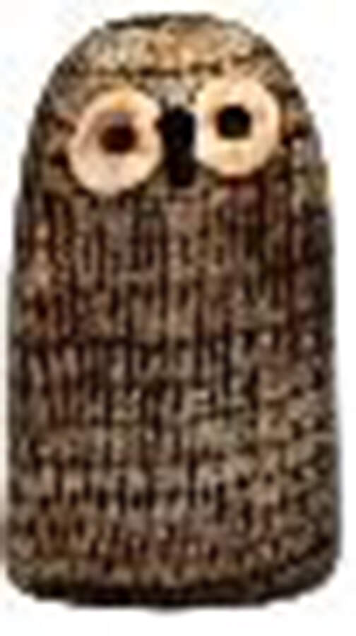 Oiva Toikka Birds Brown Barn Owl - Boxed by Iittala-1