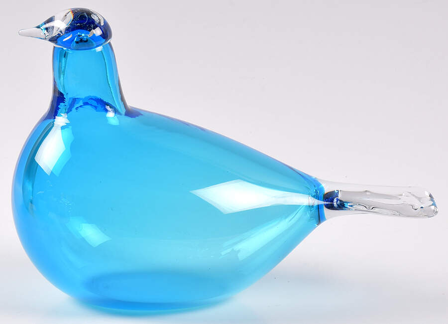 Oiva Toikka Birds Blue Shorebird- Turquoise - No Box by Iittala-1