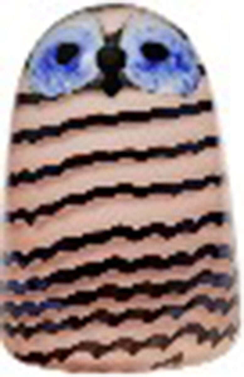Oiva Toikka Birds Salmon Pink Owlet - Boxed by Iittala-1