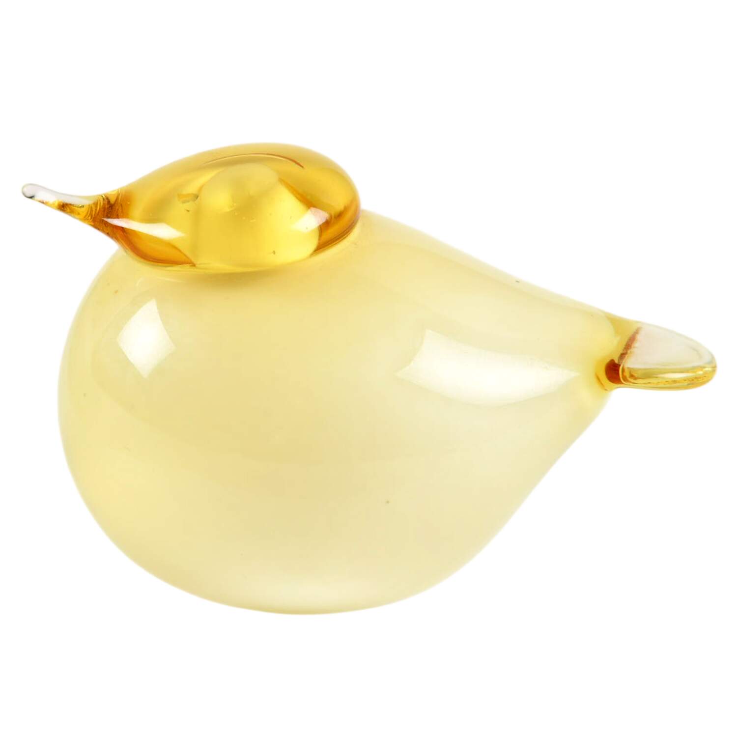 Oiva Toikka Birds Yellow Puffball - No Box by Iittala-1