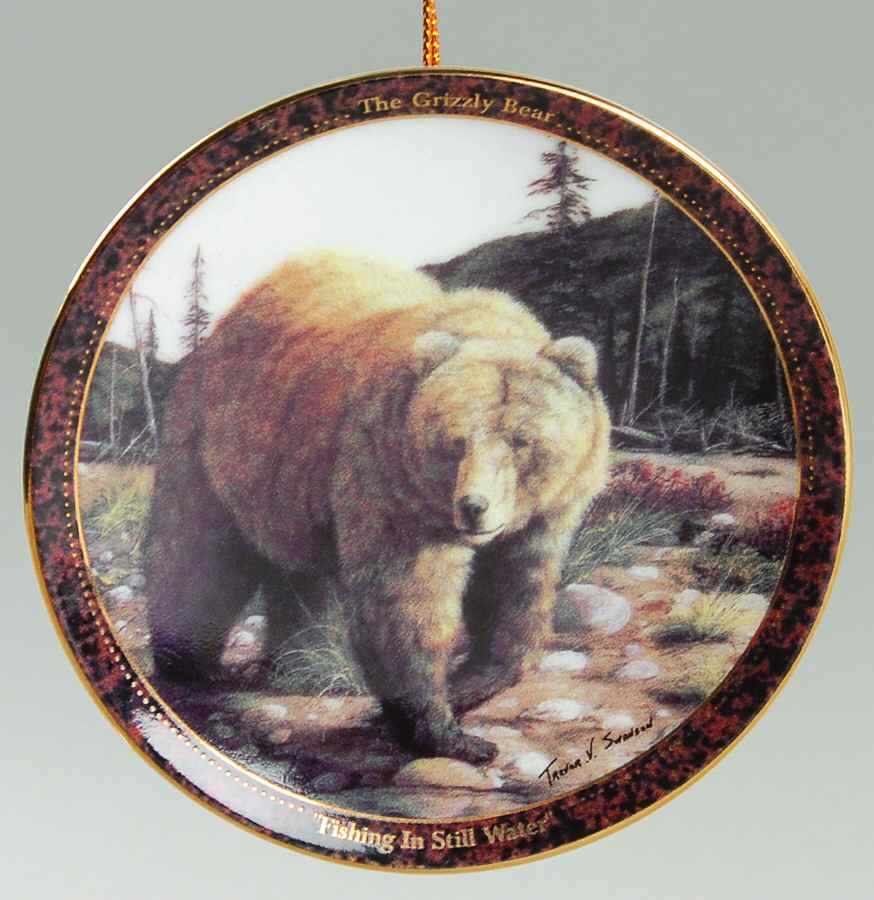 Rocky Mountain Wildlife Grizzly Bear-Fishing In Still Water - Boxed by Islandia-1