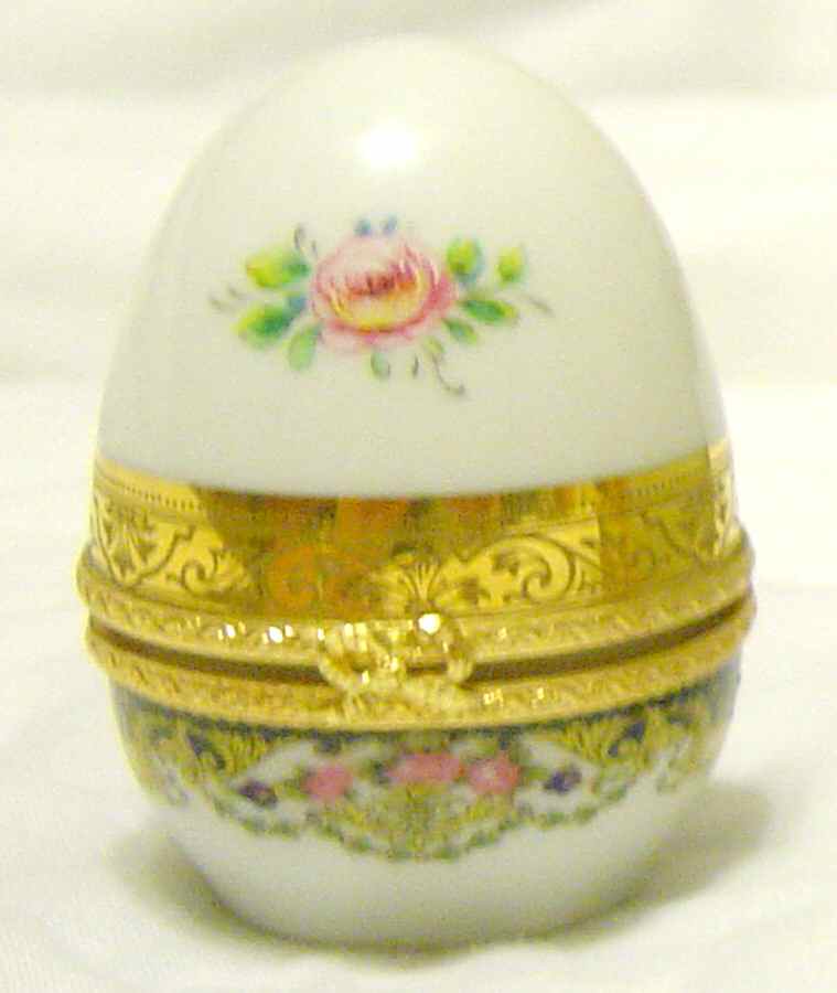 Imperial Limoges Giftware Egg Clock - No Box by Imperial Limoges-1
