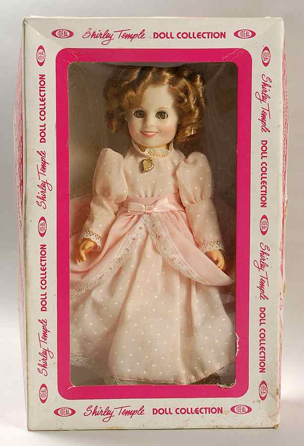 Shirley Temple Little Colonel Pink Polka Dots - Boxed by Ideal-1