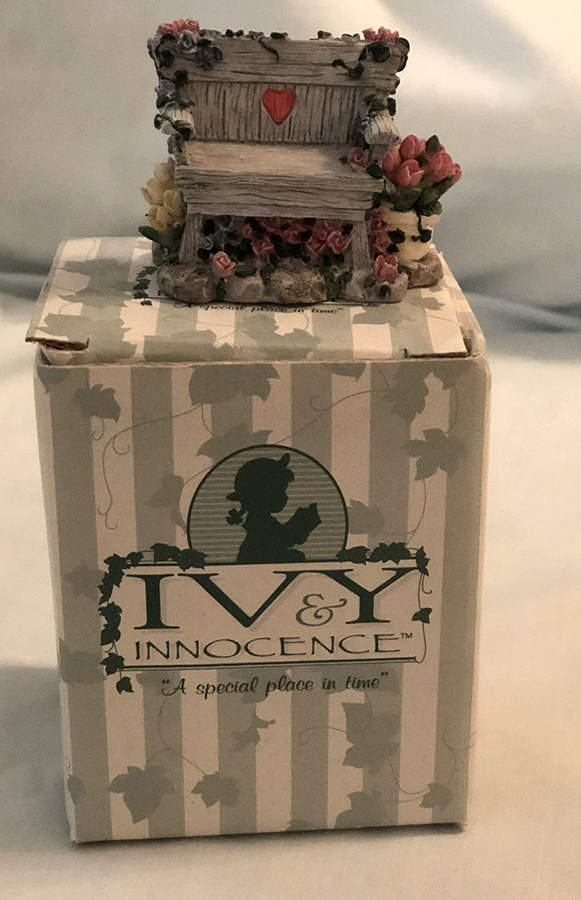 Ivy & Innocence The Garden Bench - Boxed by Cast Art-1