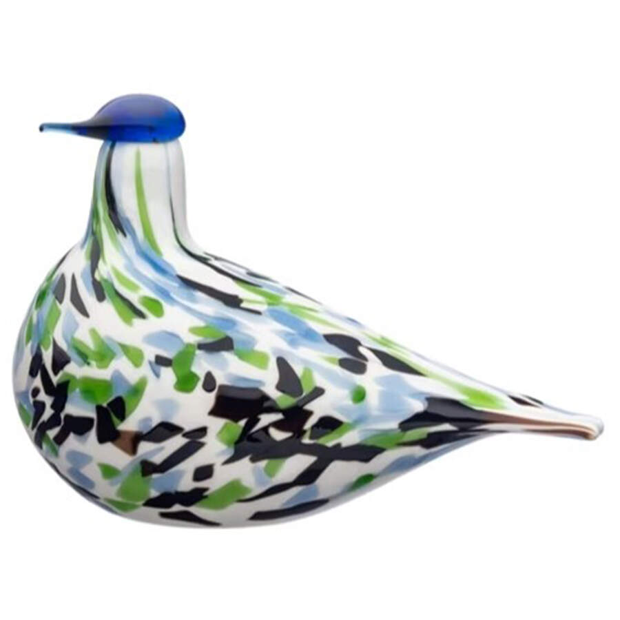 Oiva Toikka Annual Bird Alder Thrush Blue Anniv Bird - Boxed by Iittala-1