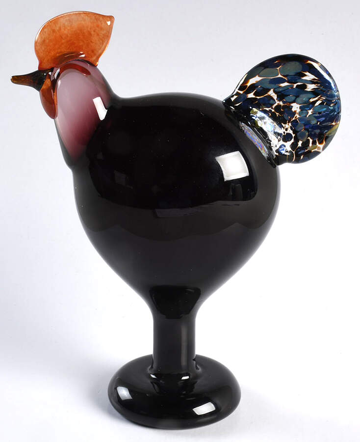 Oiva Toikka Annual Bird Rooster  - Boxed by Iittala-1