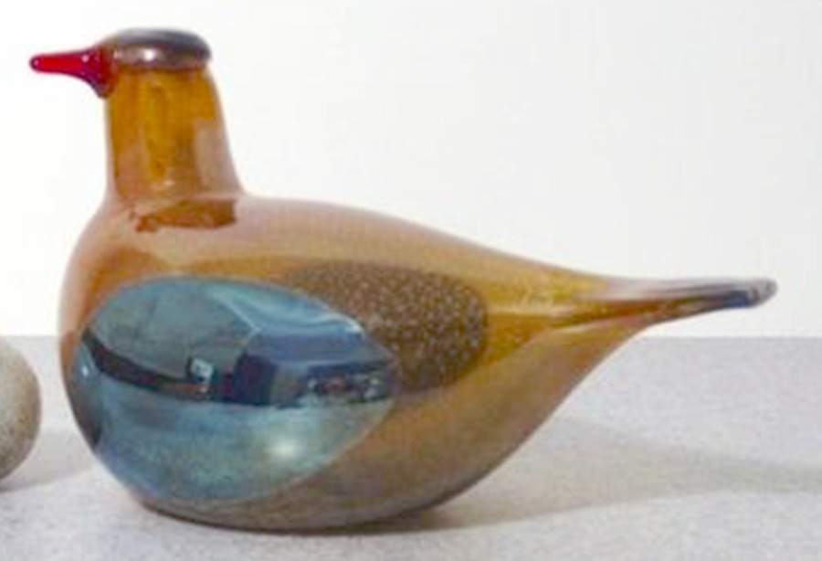 Oiva Toikka Annual Bird Golden Dove - Boxed by Iittala-1